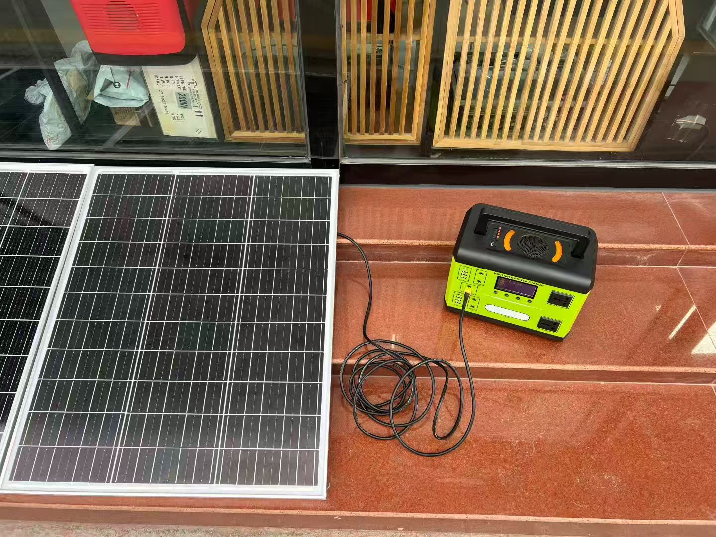 Solar panels demo